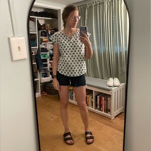 Linen blend Saint Tropez West top